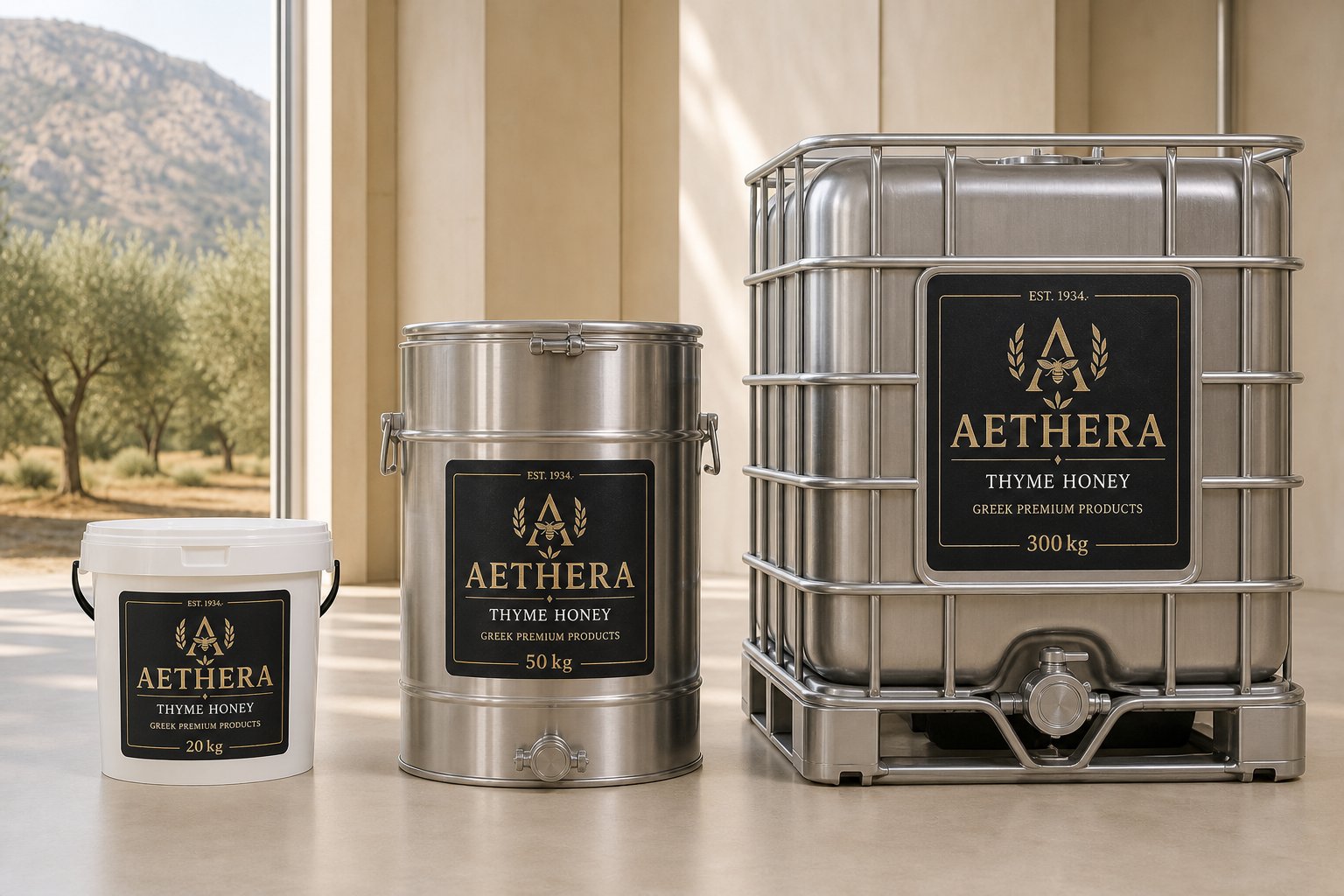 AETHERA bulk honey formats